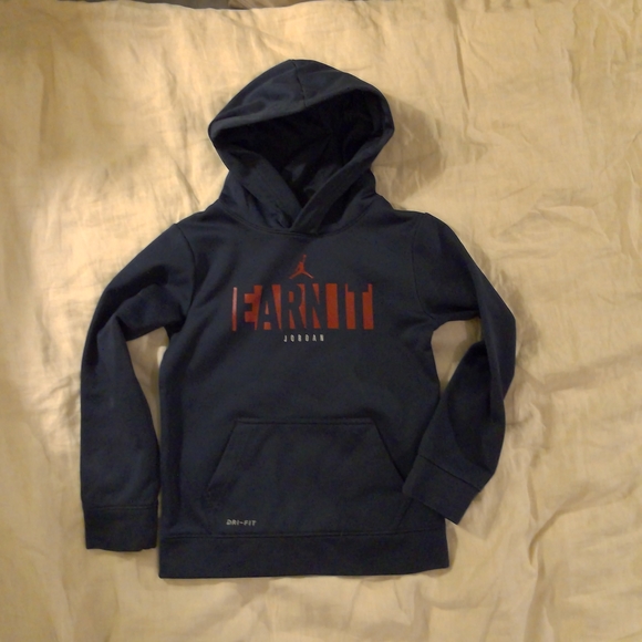 Kids (L / 6-7) Nike Jordan Fleece Hoodie - Picture 1 of 4
